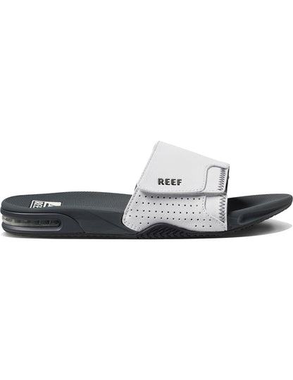 Claquettes Reef Fanning Slide en gris/blanc