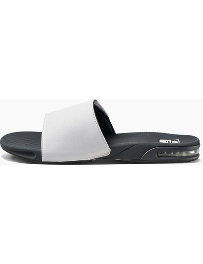 Claquettes Reef Fanning Slide en gris/blanc