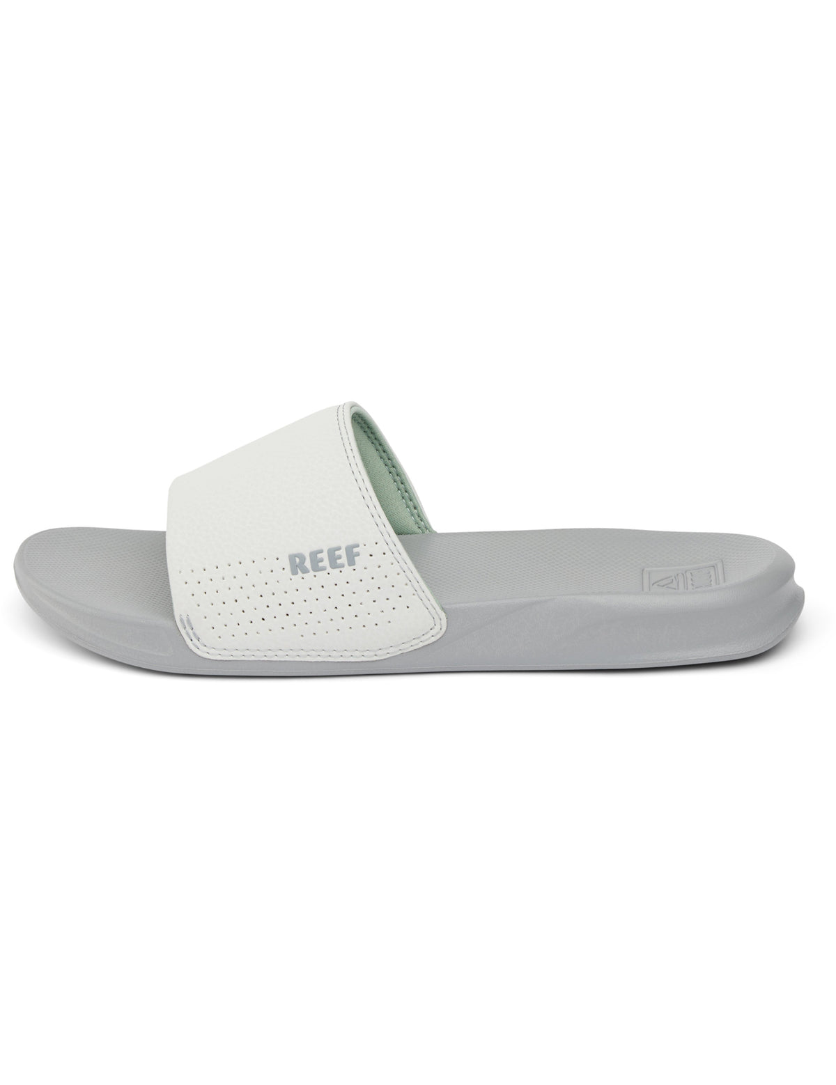 Reef Reef One Slide Sliders in Grey/ Grey Stone