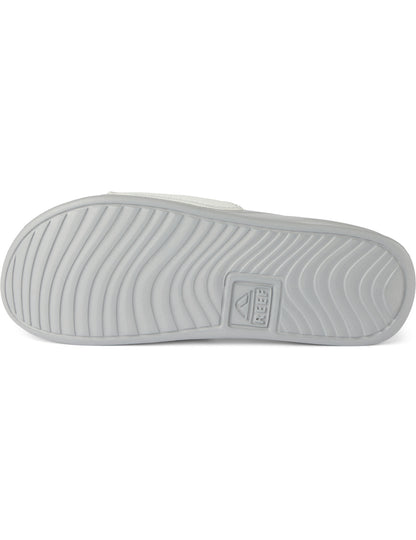 Reef Reef One Slide Sliders in Grey/ Grey Stone