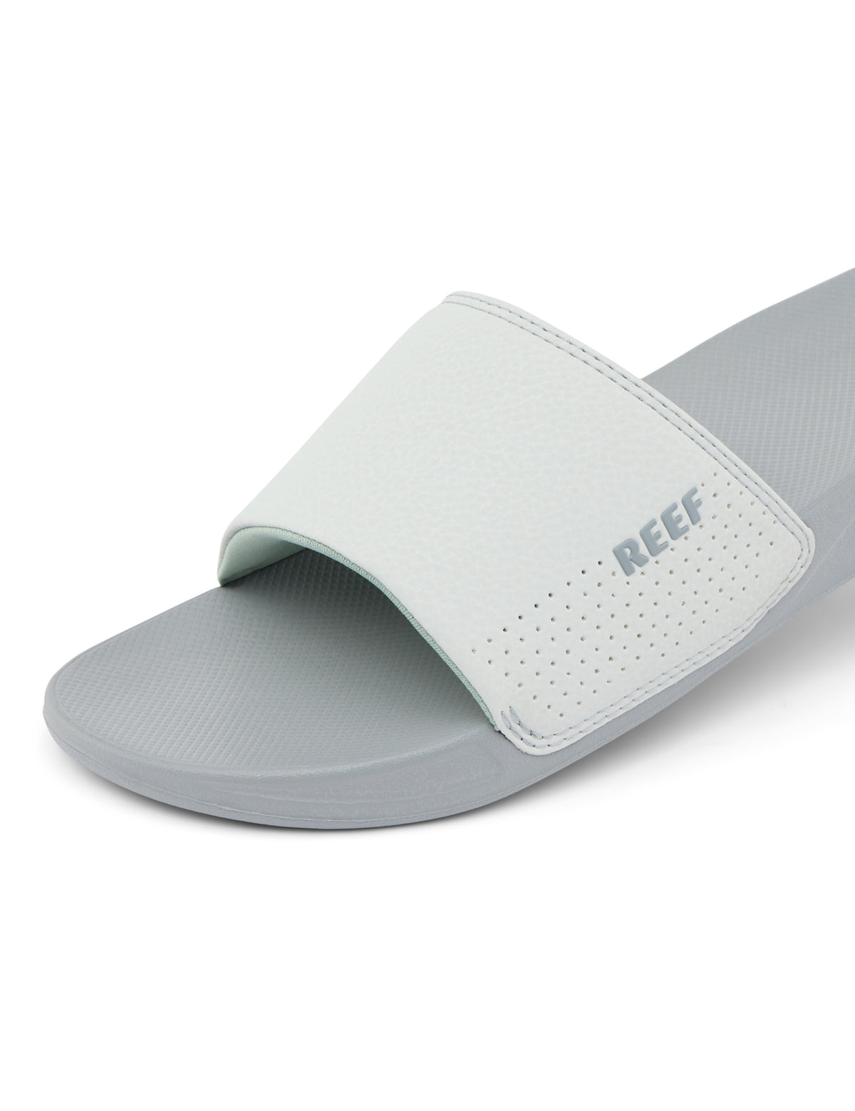 Reef Reef One Slide Sliders in Grey/ Grey Stone