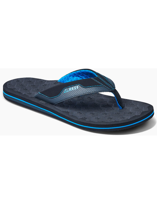 Reef The Ripper Sandals in Black/Blue