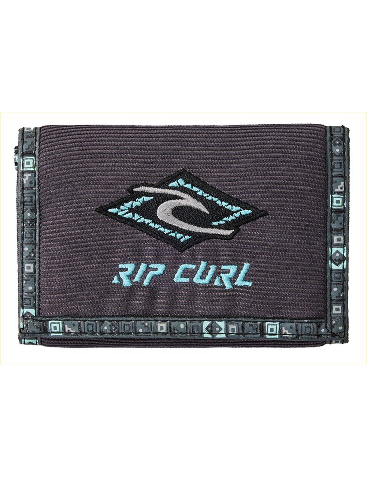 Rip Curl Archive Cord Surf Polyester Wallet in Black/Blue