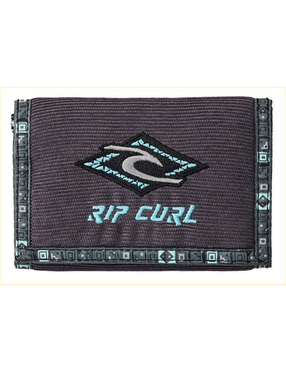 Rip Curl Archive Cord Surf Polyester Wallet in Black/Blue