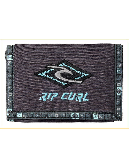 Rip Curl Archive Cord Surf Polyester Wallet in Black/Blue