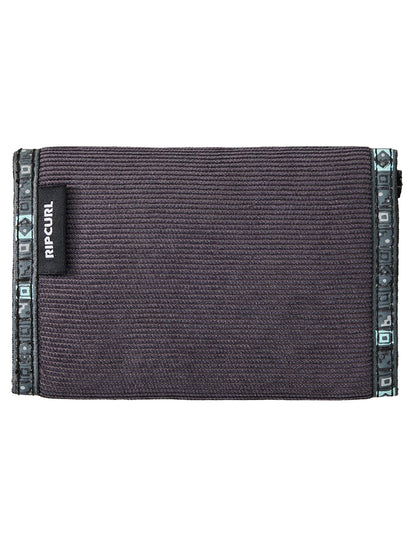 Rip Curl Archive Cord Surf Polyester Wallet in Black/Blue