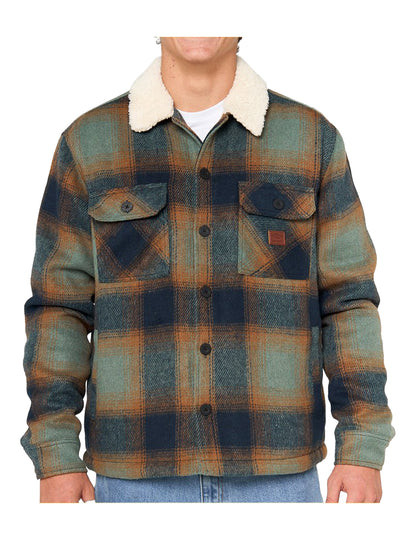 Rip Curl Bells Sherpa Jacket in Cactus Green