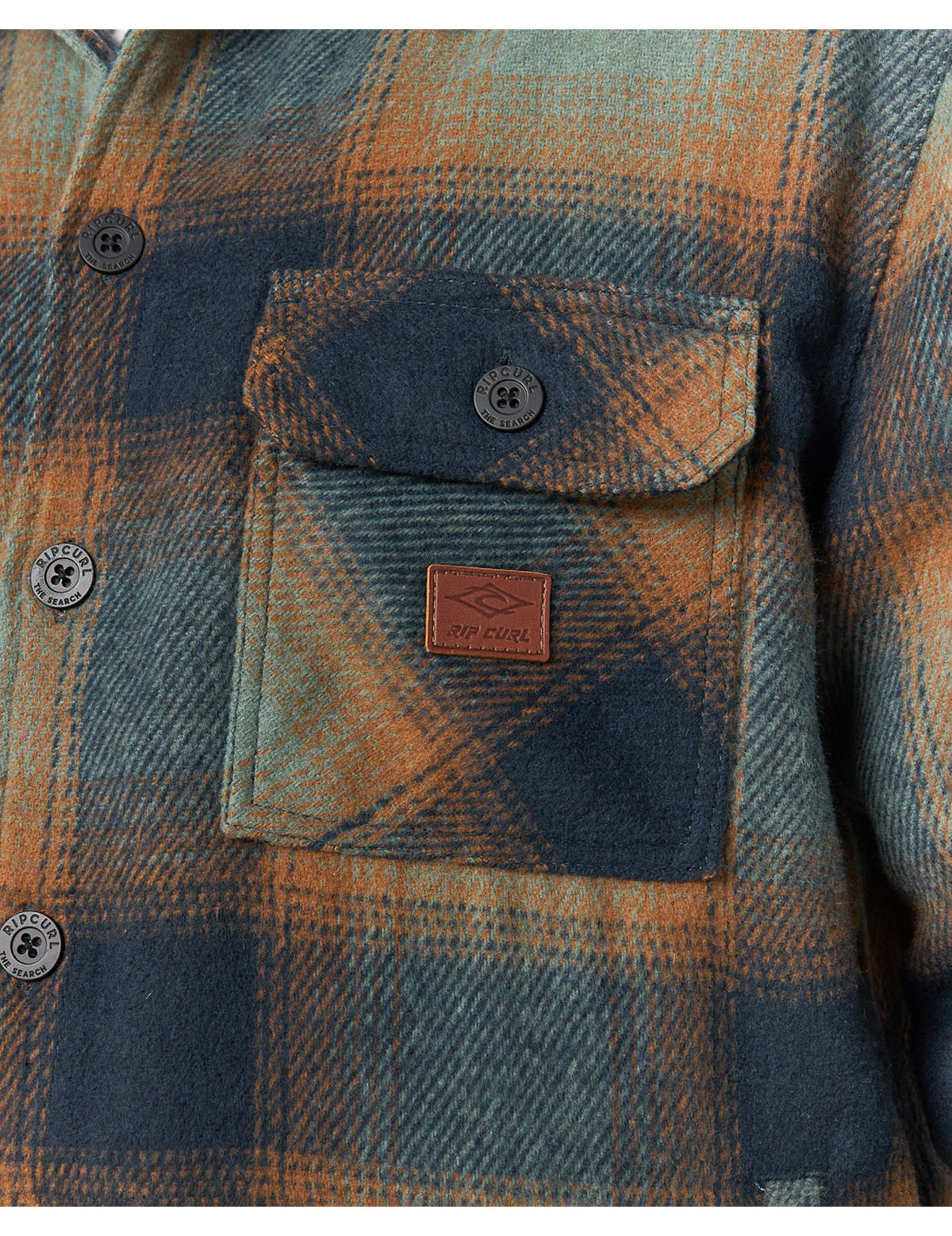 Rip Curl Bells Sherpa Jacket in Cactus Green