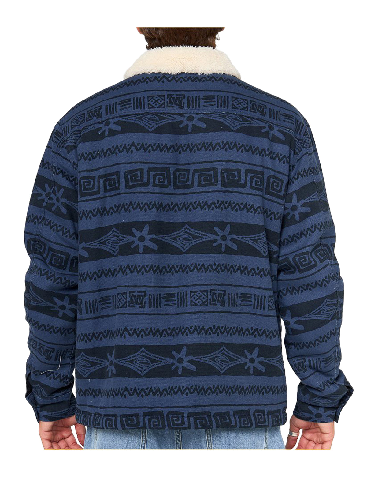 Rip Curl Bells Sherpa Jacket in Light Navy
