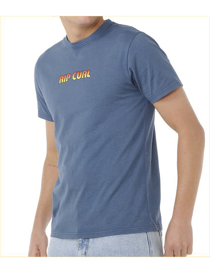 Rip Curl Big Mumma Icon Short Sleeve T-Shirt in Light Navy