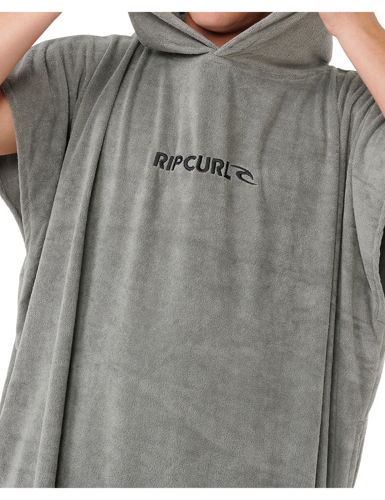 Rip Curl Brand hooded Changing Robe in Olive