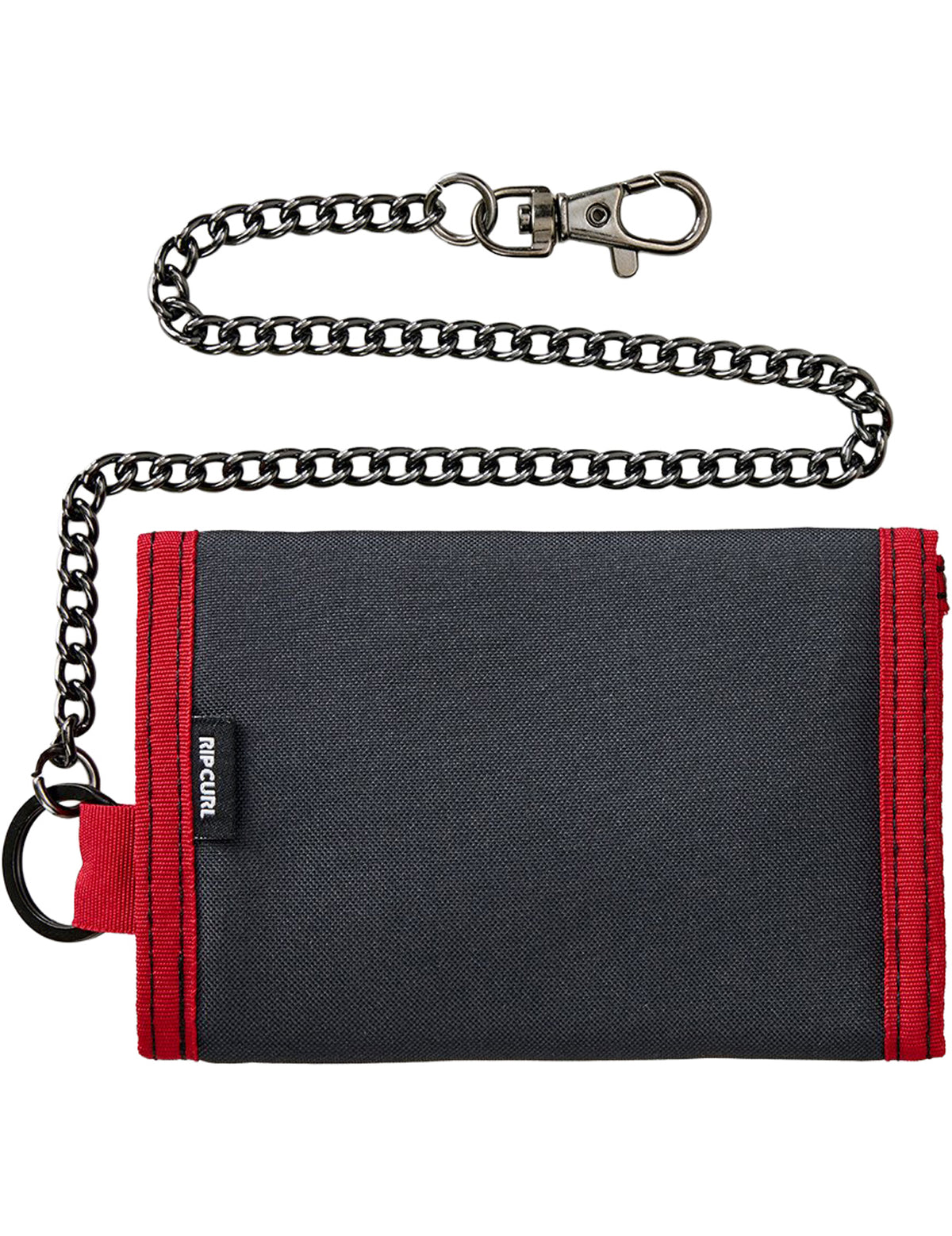 Rip Curl Chain Surf Polyester Wallet in Black/Red