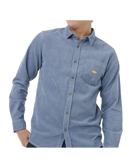 Rip Curl Classic Surf Cord Long Sleeve Shirt in Bluefin