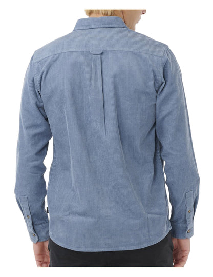 Rip Curl Classic Surf Cord Long Sleeve Shirt in Bluefin