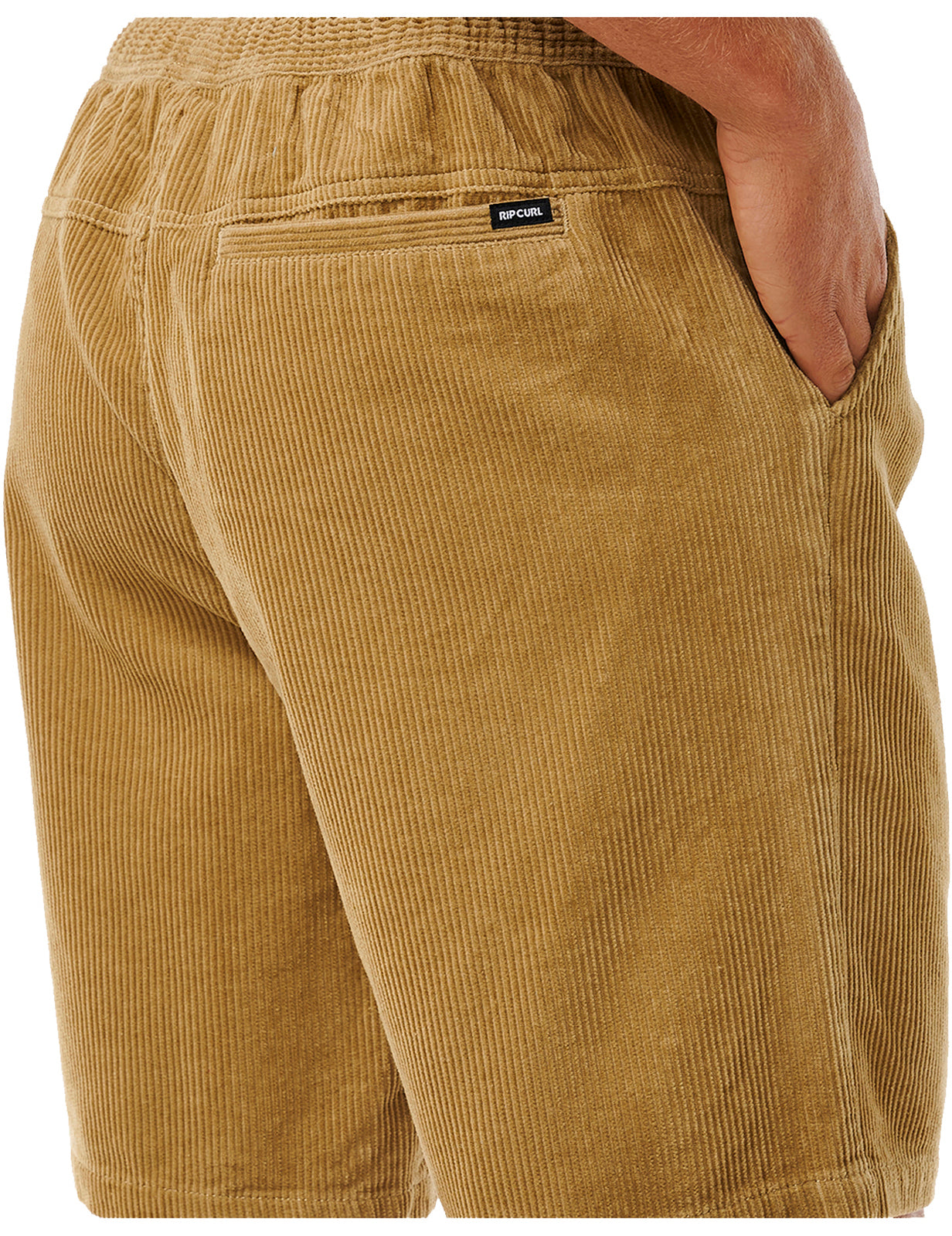 Rip Curl Classic Surf Cord Volley Shorts in Dark Khaki