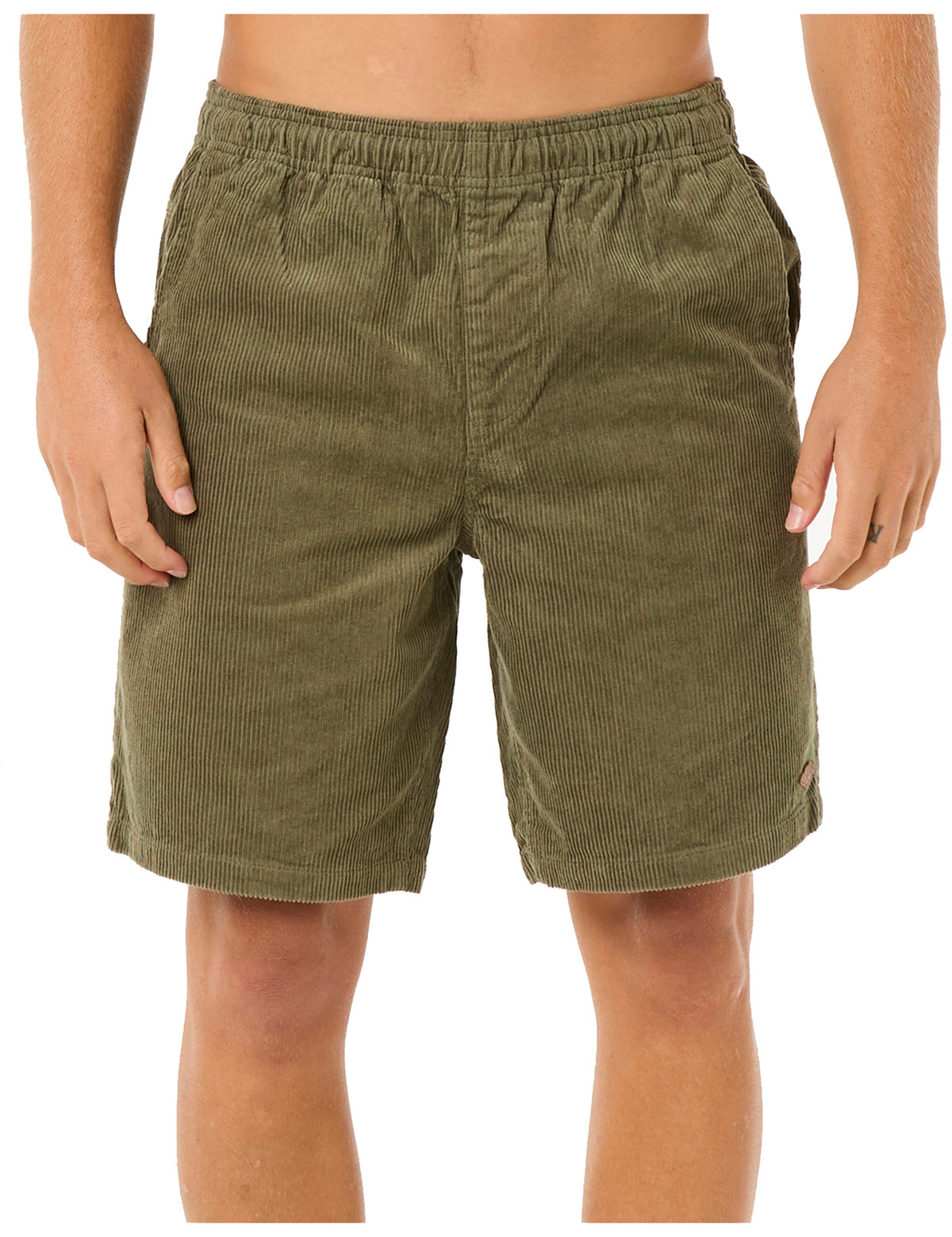Rip Curl Classic Surf Cord Volley Shorts in Dusty Olive