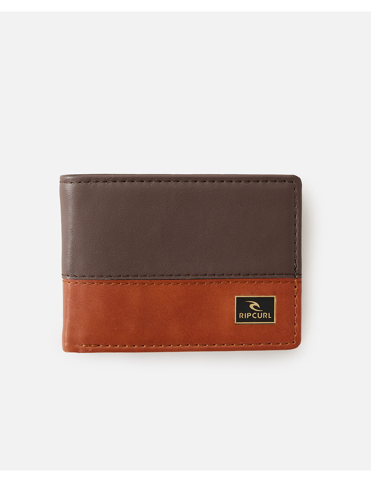 Rip Curl Corpawatu Icon PU Slim Faux Leather Wallet in Tan/Brown