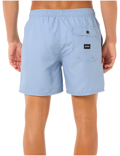 Rip Curl Easy Living Volley Elasticated Boardshorts in Ice Blue