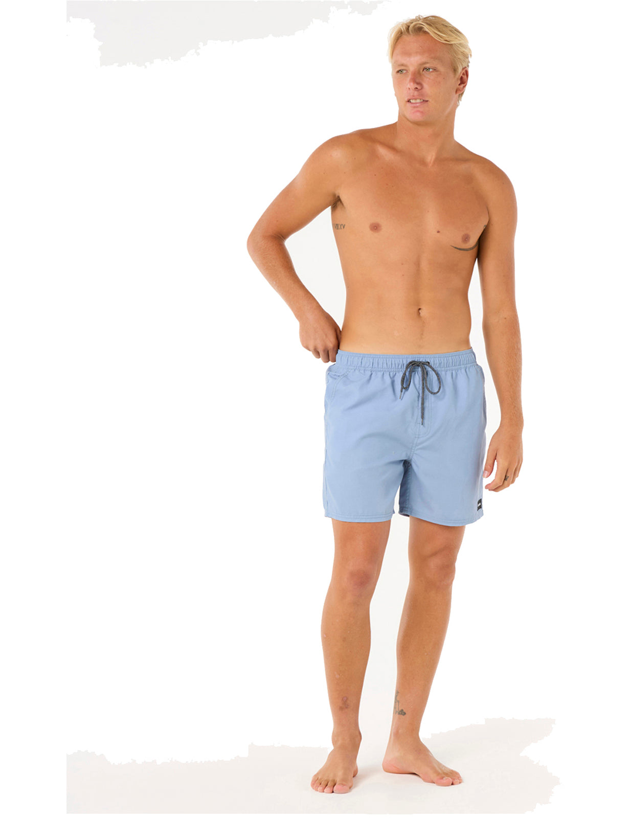 Rip Curl Easy Living Volley Elasticated Boardshorts in Ice Blue