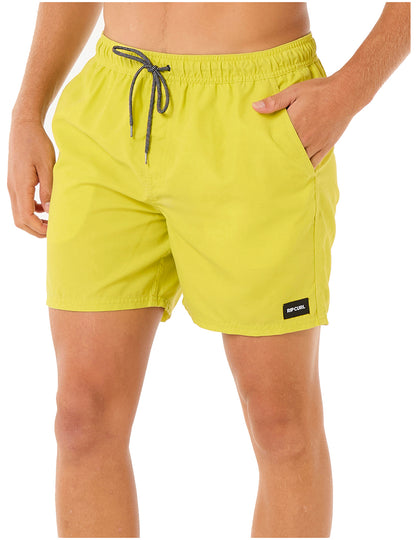 Rip Curl Easy Living Volley Elasticated Boardshorts in Sulphur