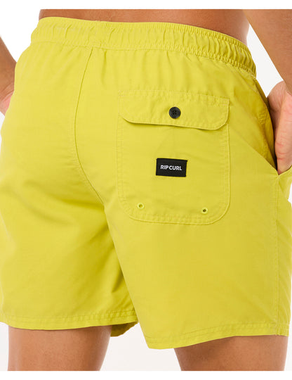 Rip Curl Easy Living Volley Elasticated Boardshorts in Sulphur
