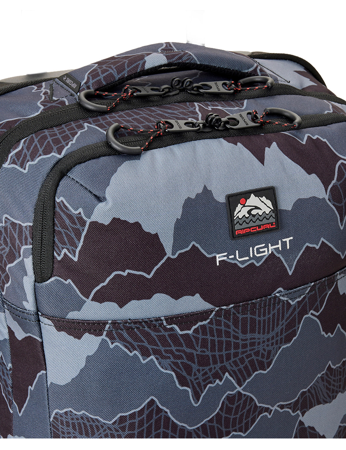 Rip Curl F-Light Cabin 30L Search Camo Hand Luggage in Black/Grey
