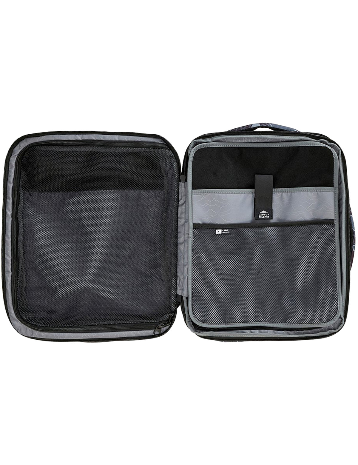 Rip Curl F-Light Cabin 30L Search Camo Hand Luggage in Black/Grey