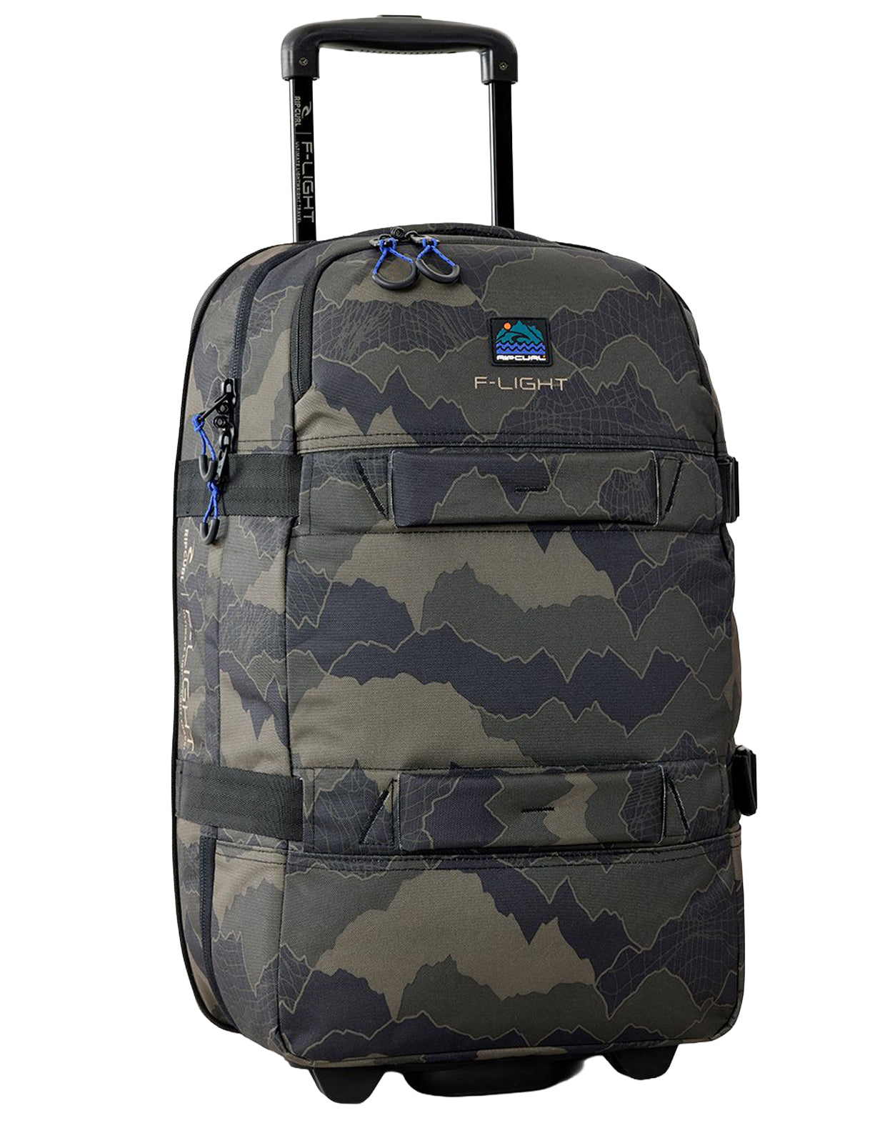 Rip Curl F-Light Transit 45L Icons Hand Luggage in Black/Olive