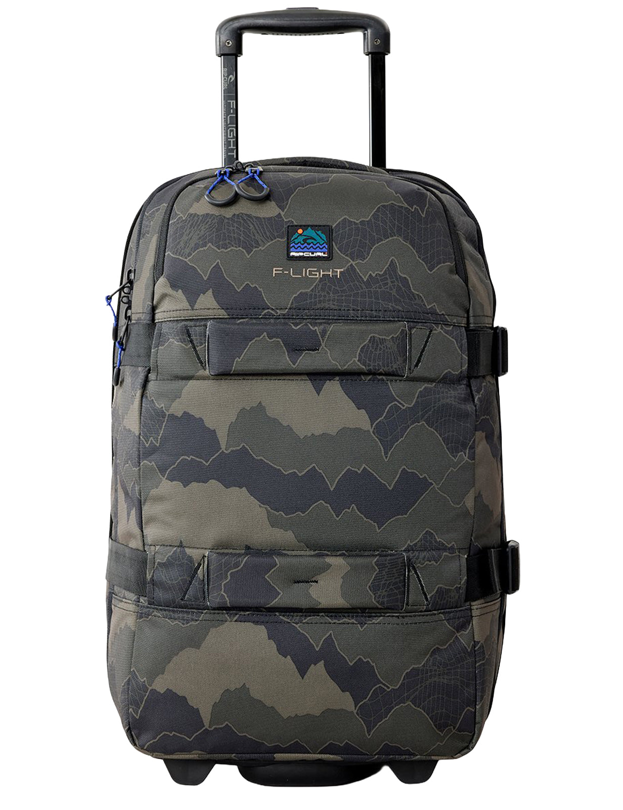 Rip Curl F-Light Transit 45L Icons Hand Luggage in Black/Olive
