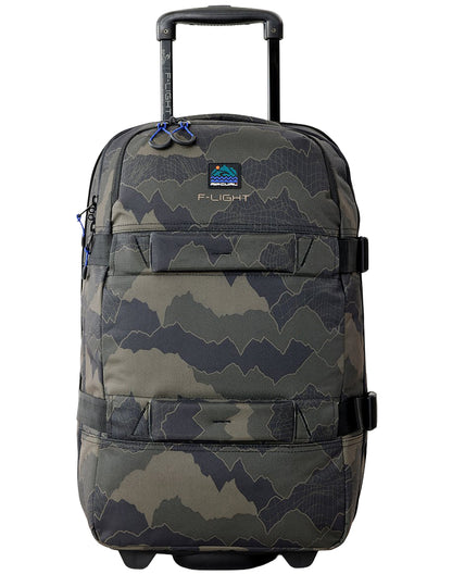 Rip Curl F-Light Transit 45L Icons Hand Luggage in Black/Olive
