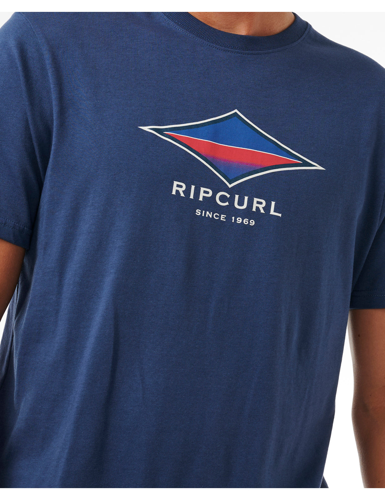 Rip Curl Filler Short Sleeve T-Shirt in Washed Navy