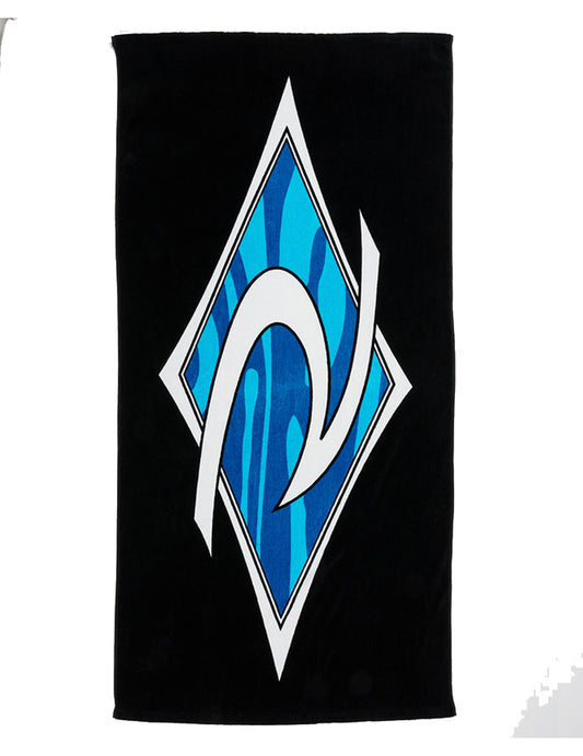 Rip Curl Icons Beach Towel in Black/Blue