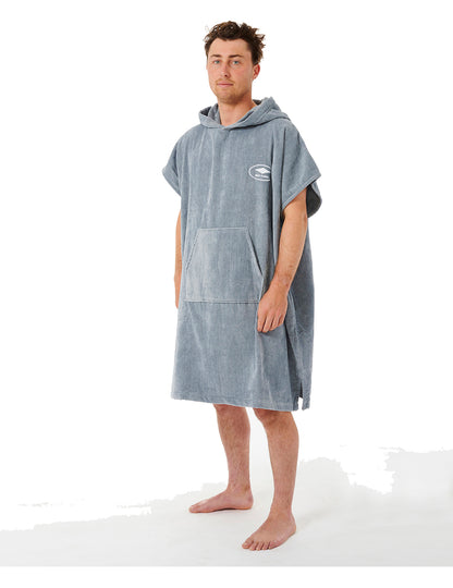 Rip Curl Logo Hooded Changing Robe in Blue