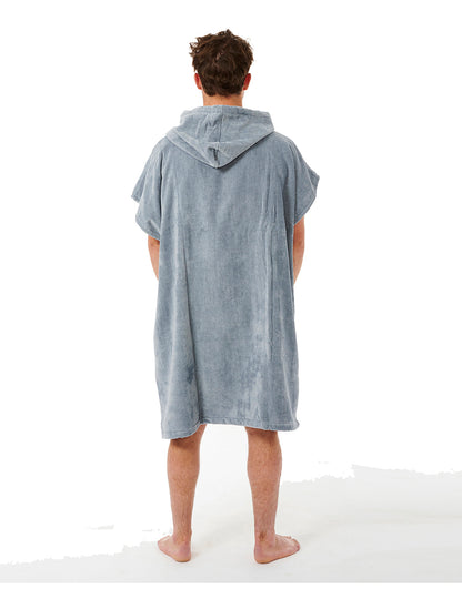 Rip Curl Logo Hooded Changing Robe in Blue