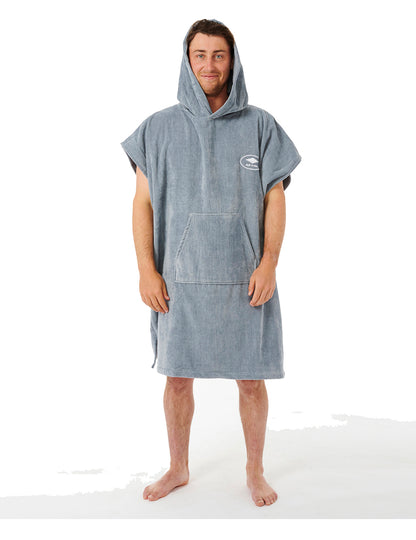 Rip Curl Logo Hooded Changing Robe in Blue