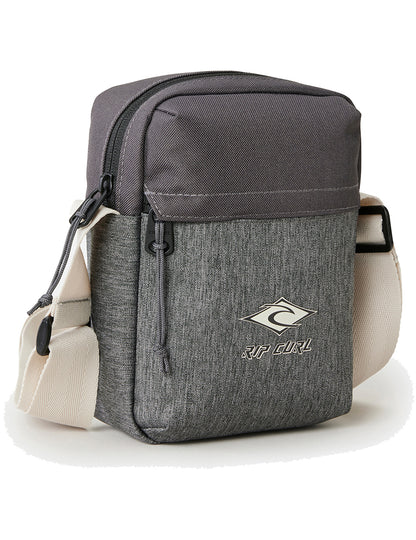 Rip Curl No Idea Pouch Classic Surf Cross Body Bag in Grey Heather