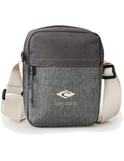 Rip Curl No Idea Pouch Classic Surf Cross Body Bag in Grey Heather