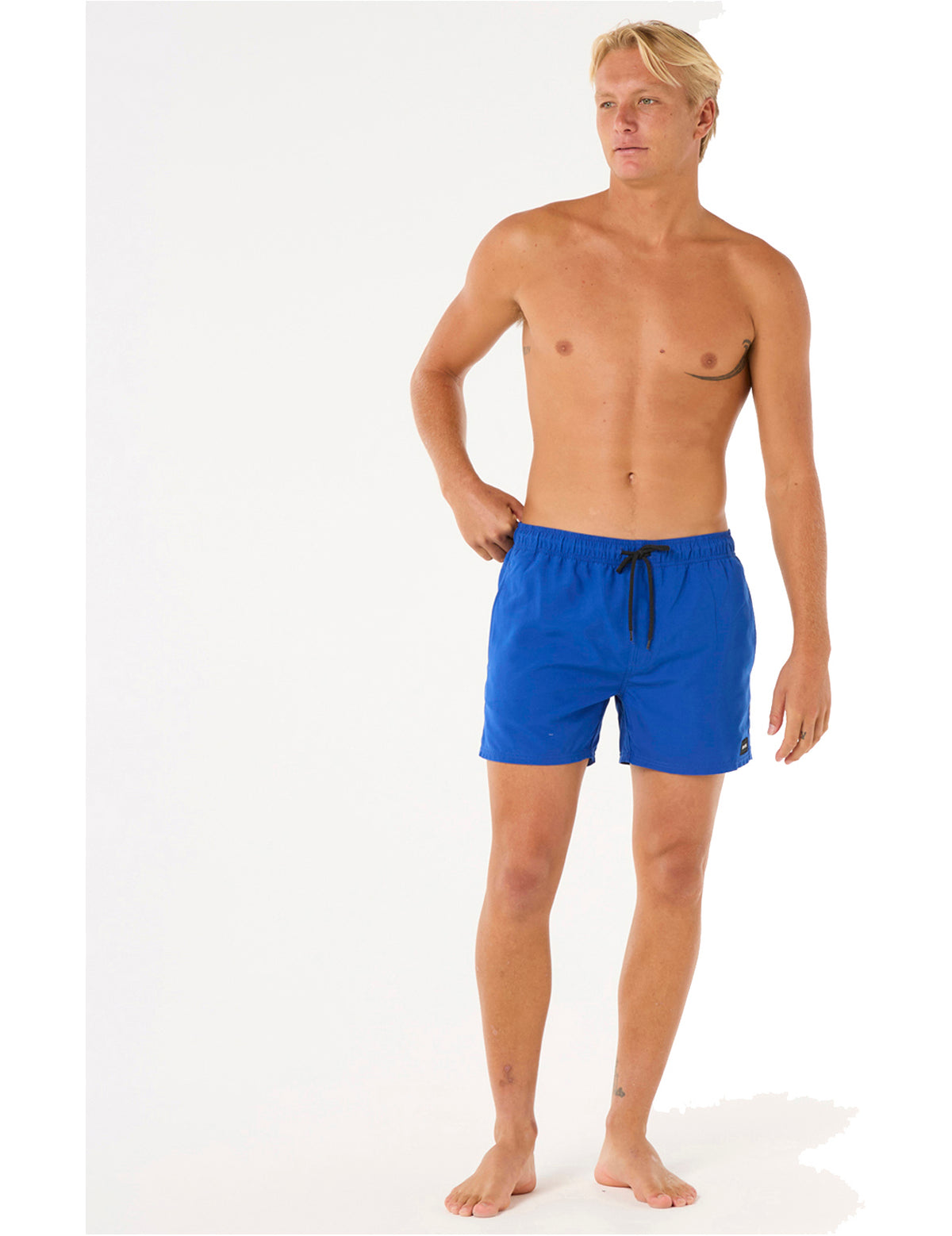 Rip Curl Offset Volley Elasticated Boardshorts in Blue