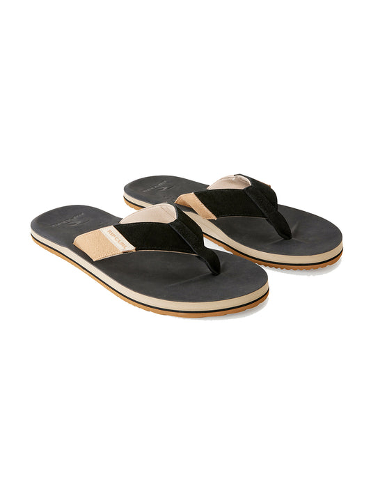 Rip Curl Oxford Open Toe Sandals in Black/Tan