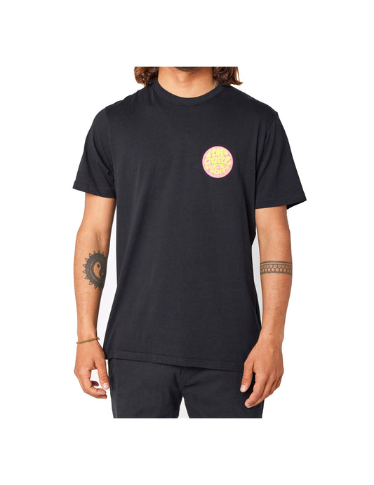 Rip Curl Passage Short Sleeve T-Shirt in Black