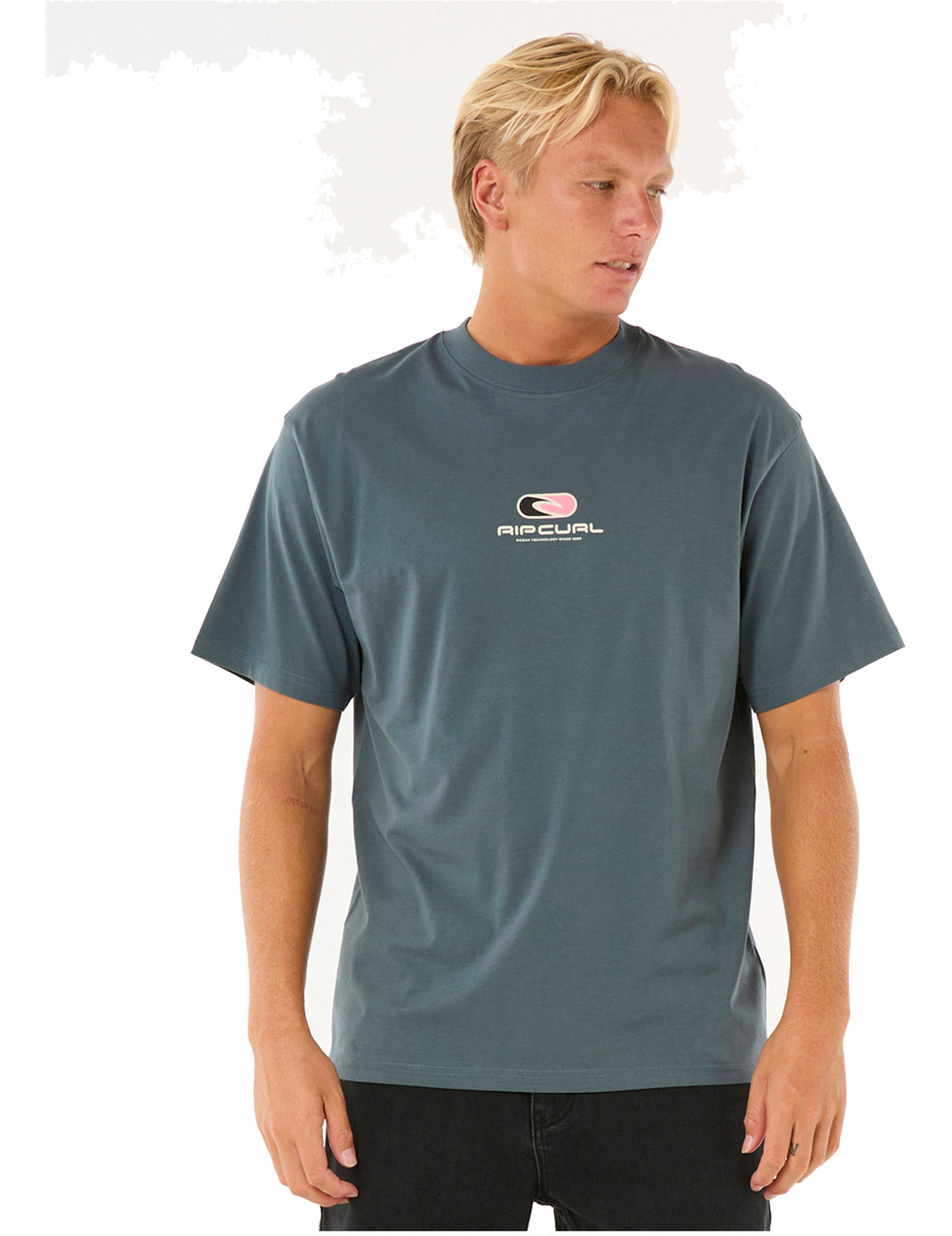 Rip Curl Pill Icon Short Sleeve T-Shirt in Pine Night