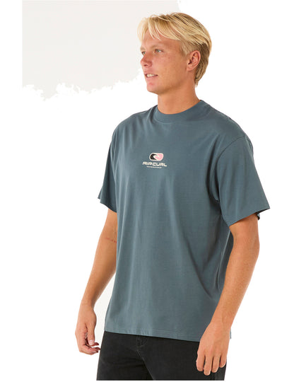 Rip Curl Pill Icon Short Sleeve T-Shirt in Pine Night