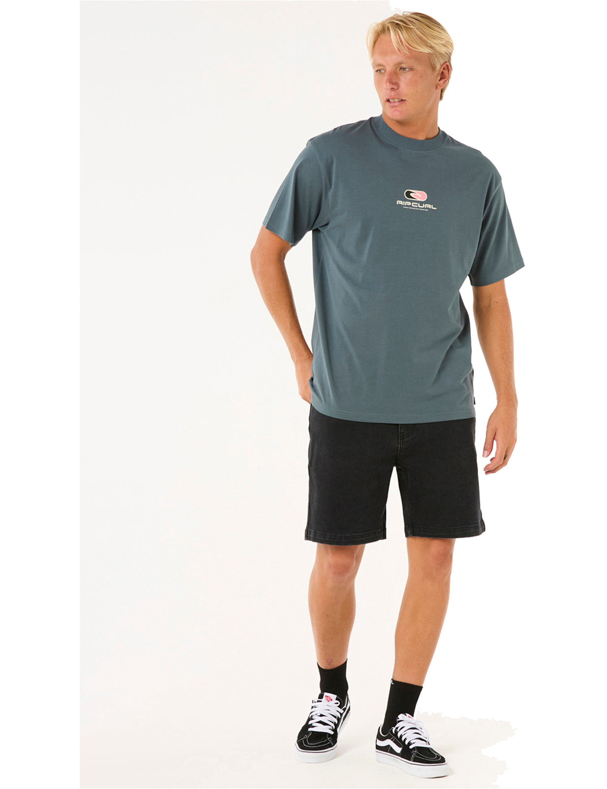 Rip Curl Pill Icon Short Sleeve T-Shirt in Pine Night