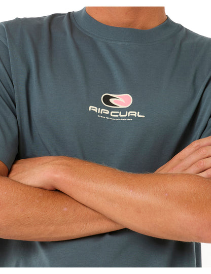 Rip Curl Pill Icon Short Sleeve T-Shirt in Pine Night