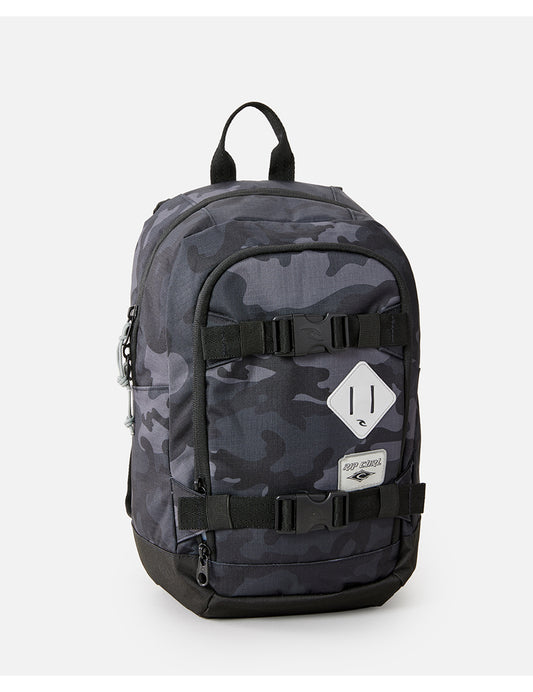 Rip Curl Posse Small 15L Camo Backpack in Black/Grey