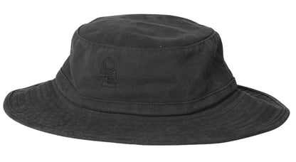 Rip Curl Search Canvas Wide Brim Bucket Hat in Black