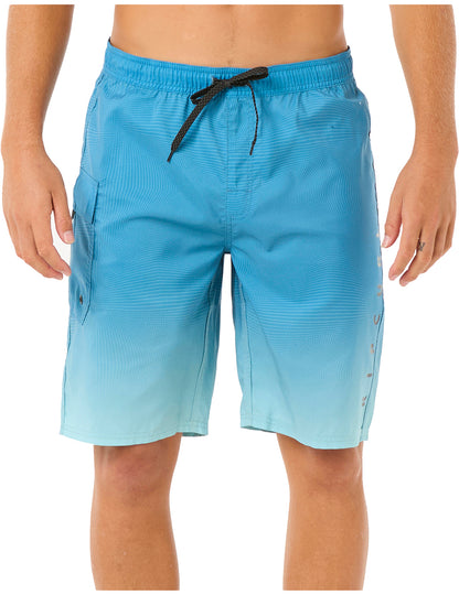 Rip Curl Shock Easy Fit Elasticated Boardshorts in Blue Lagoon