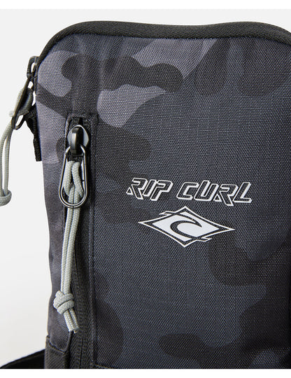 Rip Curl Slim Pouch Camo Cross Body Bag in Black/Grey