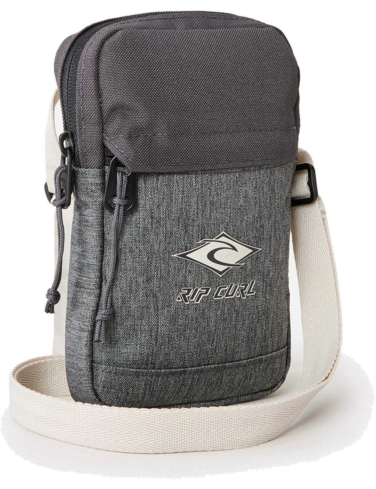 Rip Curl Slim Pouch Classic Surf Cross Body Bag in Grey Heather