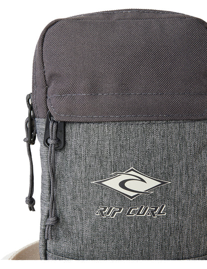 Rip Curl Slim Pouch Classic Surf Cross Body Bag in Grey Heather